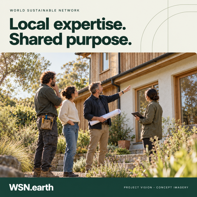 Concept illustration of a homeowner consulting a building professional.